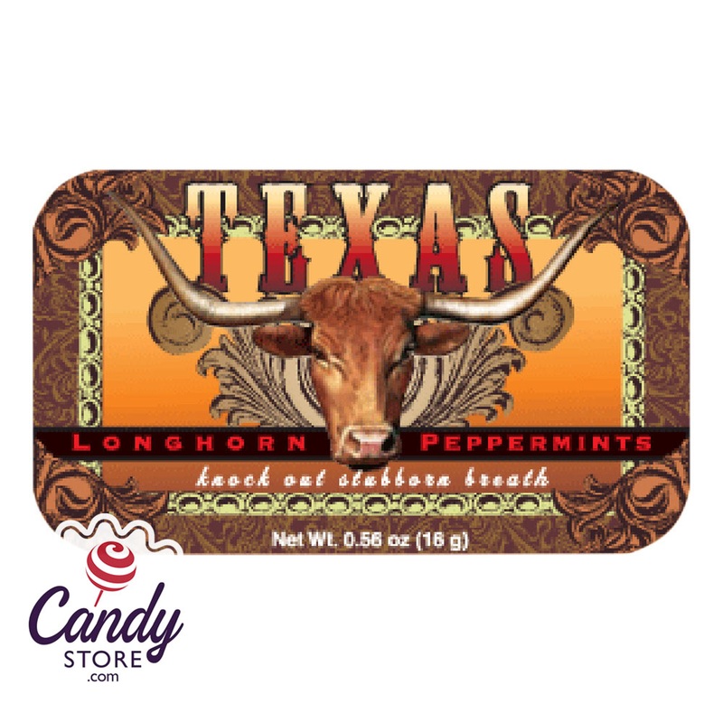 Texas Long Horn Mints Tin – 24ct