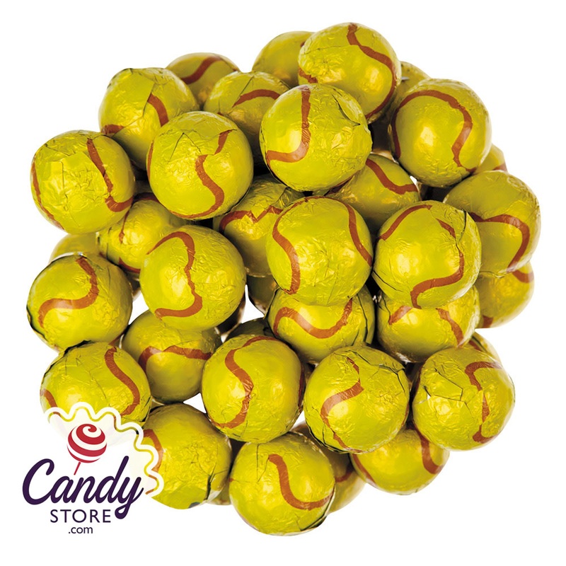 Thompson Milk Chocolate Foiled Tennis Balls – 10lb