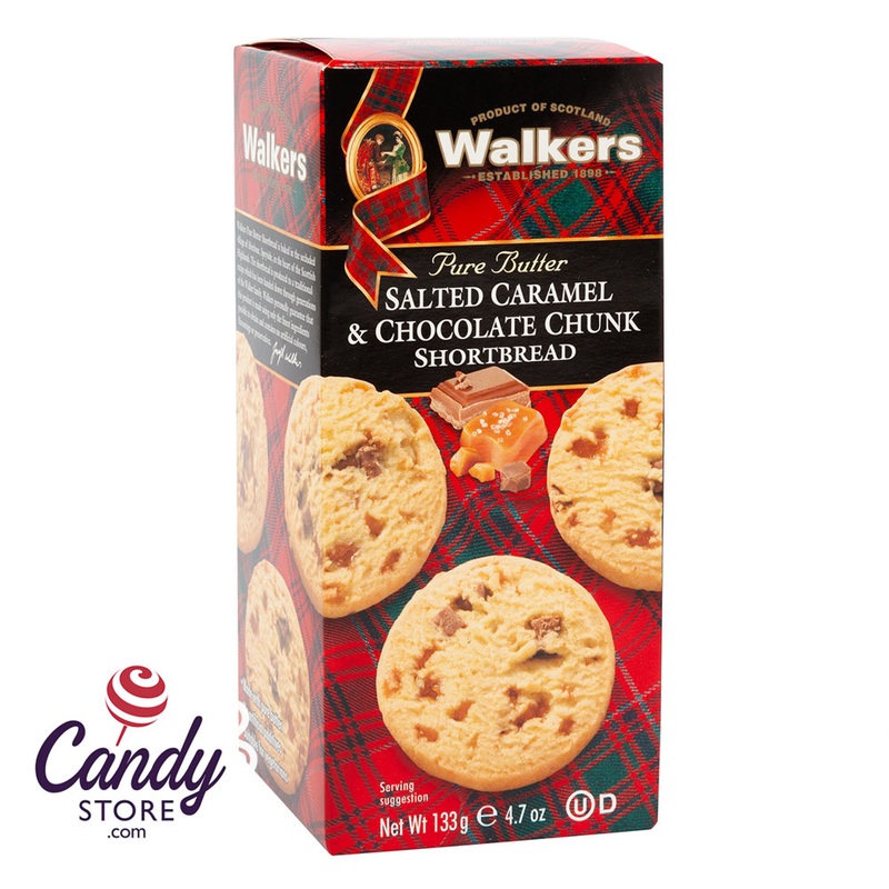 Walkers Salted Caramel & Chocolate Chunk Shortbread 4.7oz Box – 12ct