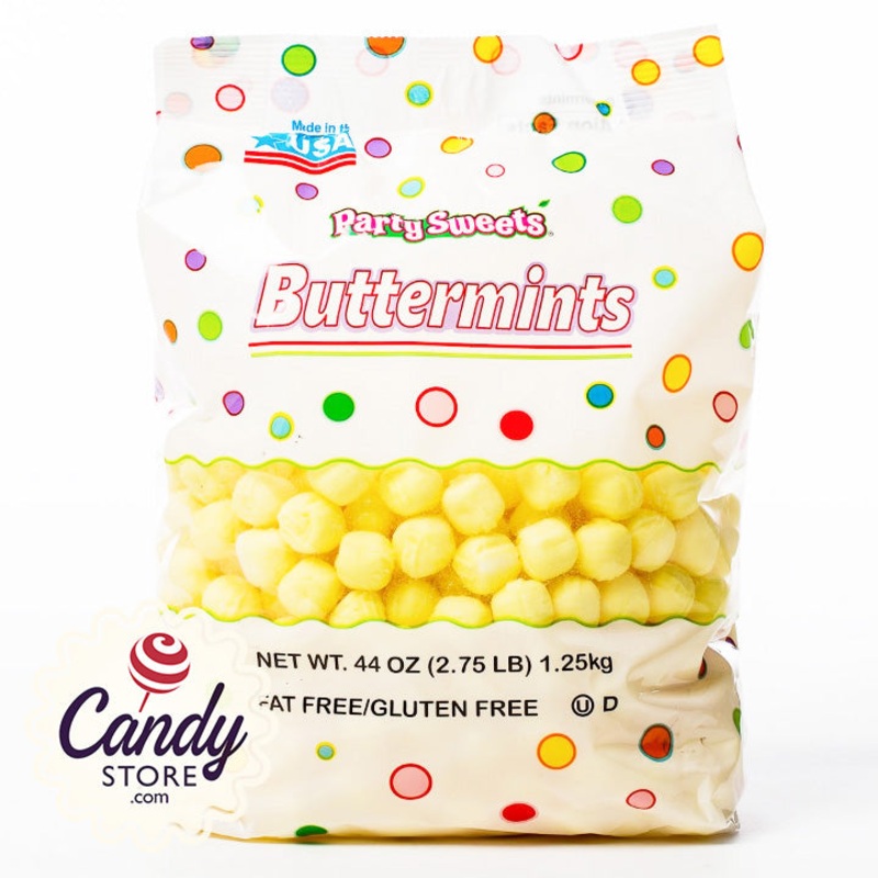 Yellow Buttermint Creams – 2.75lb Bulk