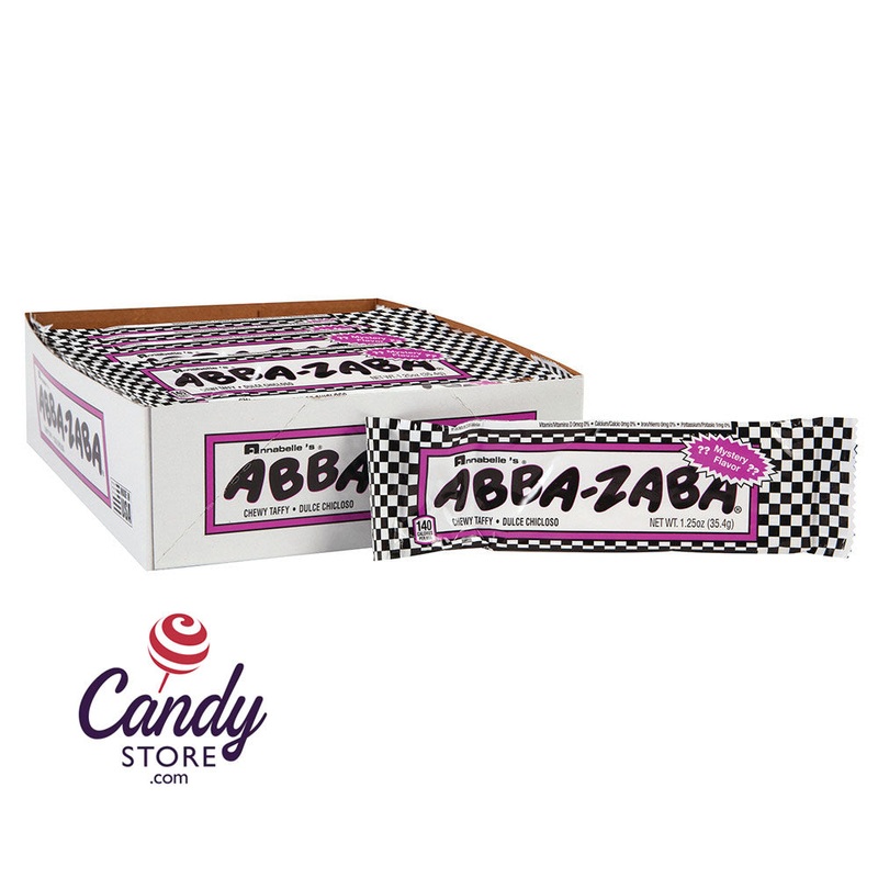 Abba Zaba Mystery-Flavor Taffy – 24ct