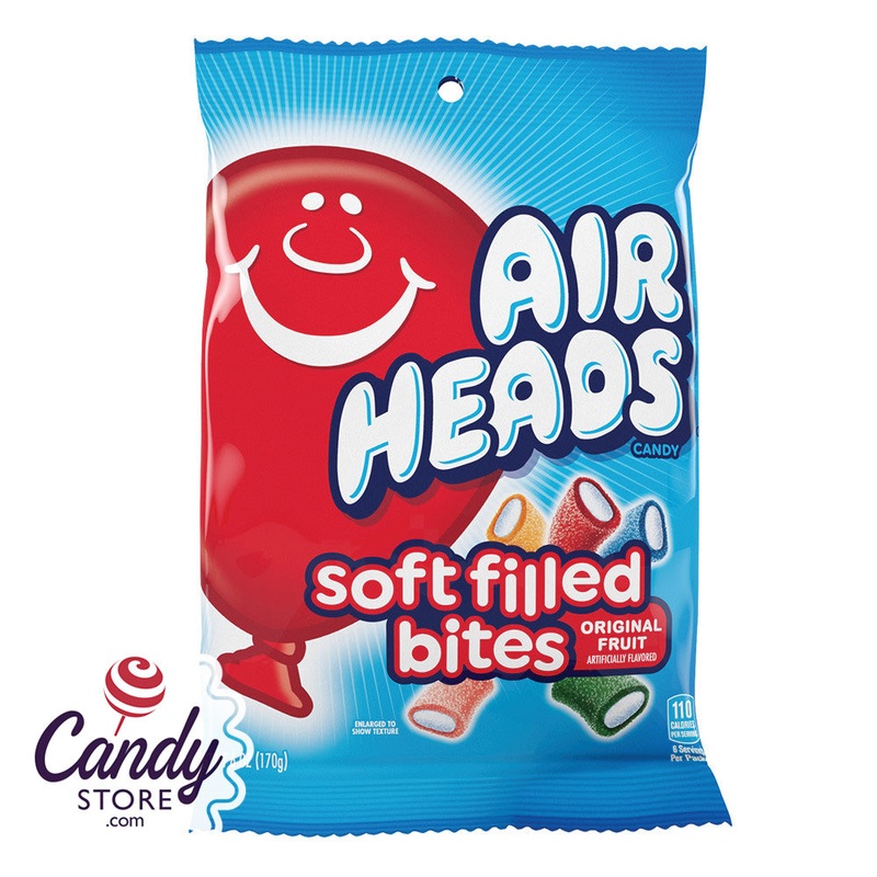 Airheads Soft Filled Bites 6oz Peg Bags – 12ct