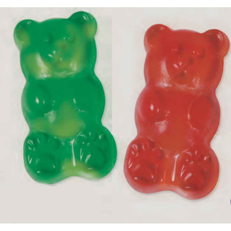 Assorted Gummi Clear Bears Candy – 5lb