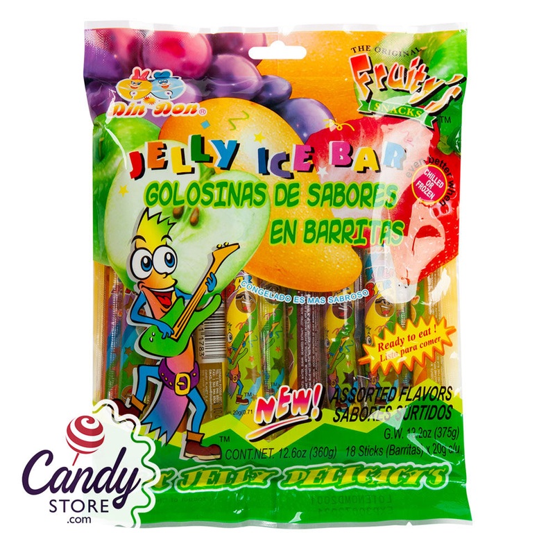 Fruity’s Jello Ice Bars Assorted 18ct – 30ct