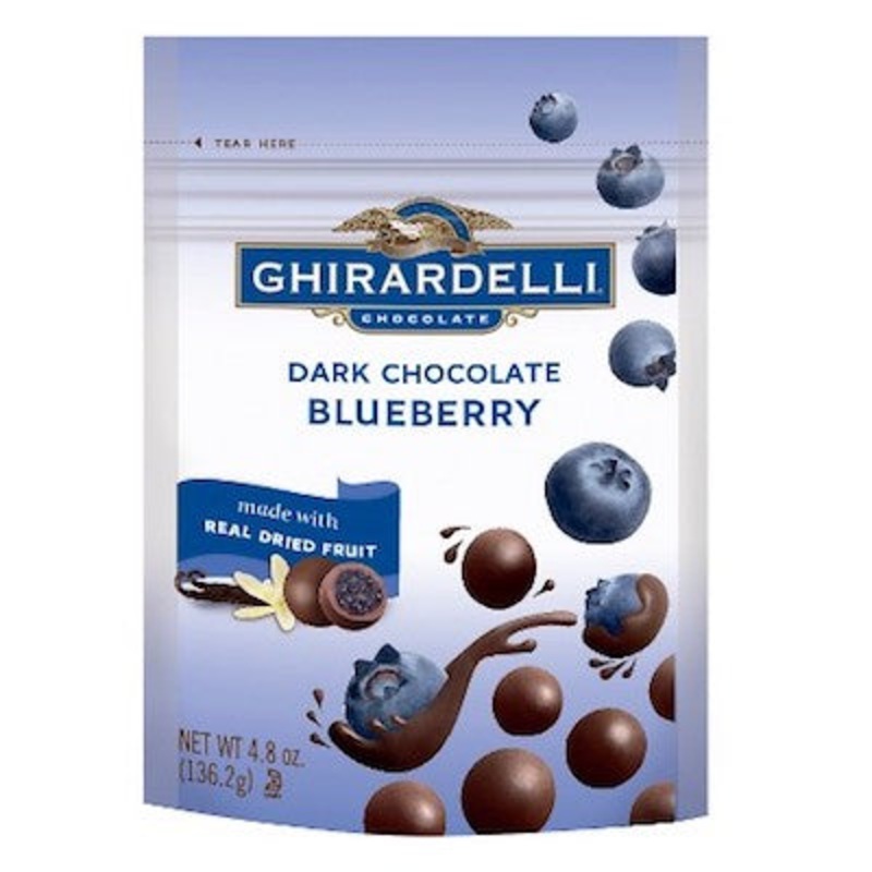 Ghirardelli Dark Chocolate Blueberry Pouch – 6ct