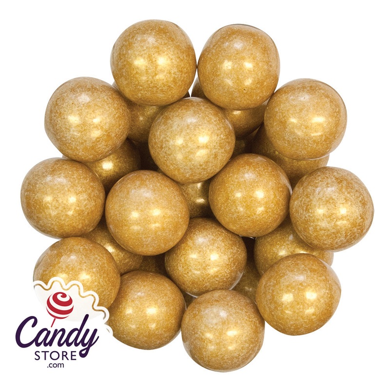 Gold Shimmer Gumballs – 2lb