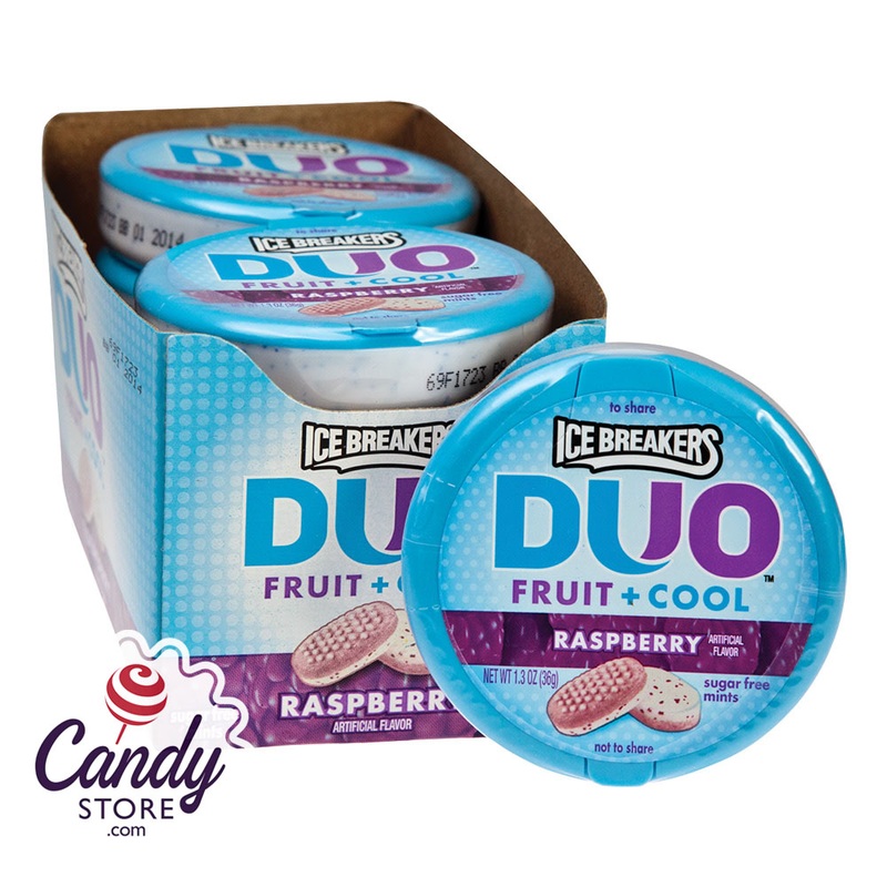 Ice Breakers Raspberry Duo Mints 1.3oz – 8ct