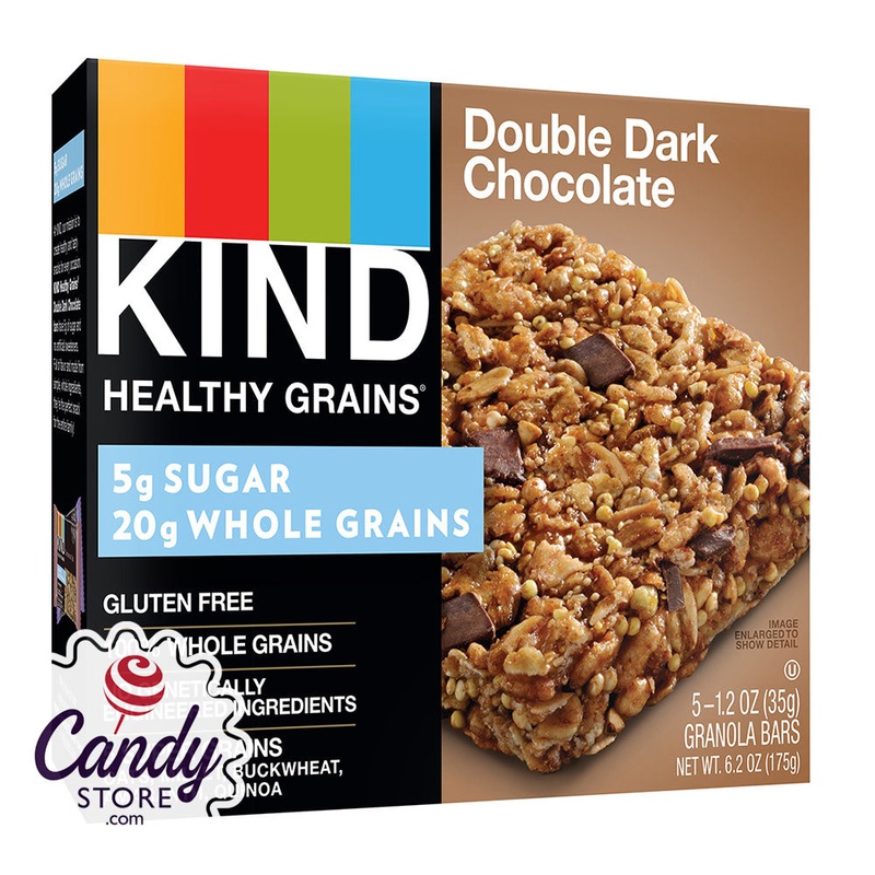 Kind Bars Double Dark Chocolate Granola 5-Piece 6.2oz – 8ct