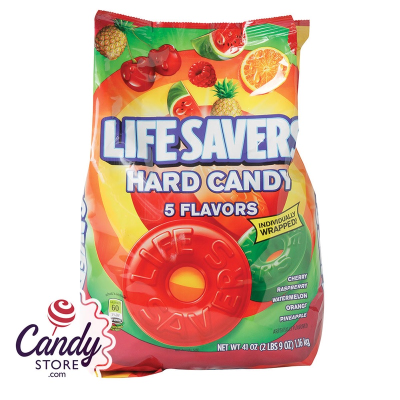 Lifesavers 5-Flavors Hard Candy – 50oz Bag – 6ct