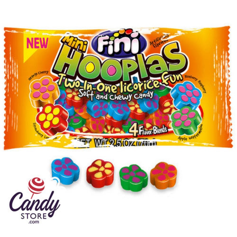 Mini Hooplas Licorice Bags Fini – 12ct