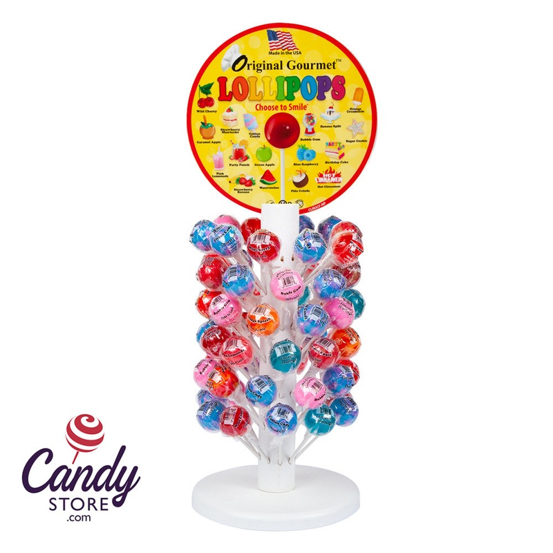 Original Gourmet Lollipops Counter Tree – 120-Piece