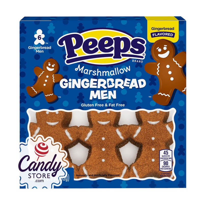 Peeps Gingerbread Men 6-Piece 3oz – 12ct