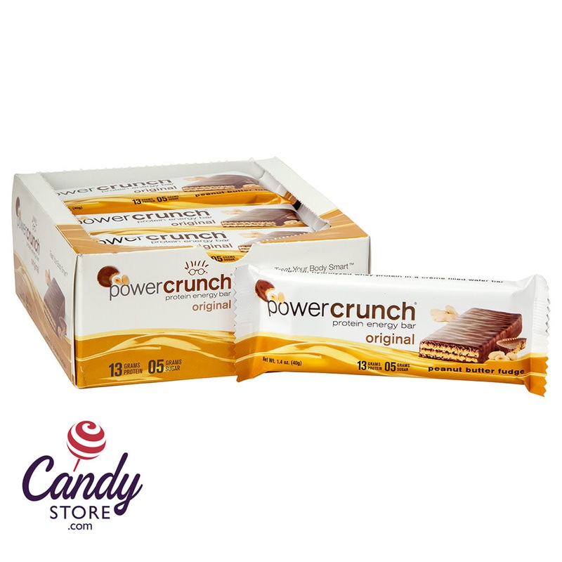 Power Crunch Original Peanut Butter Fudge 1.4oz Bar – 12ct