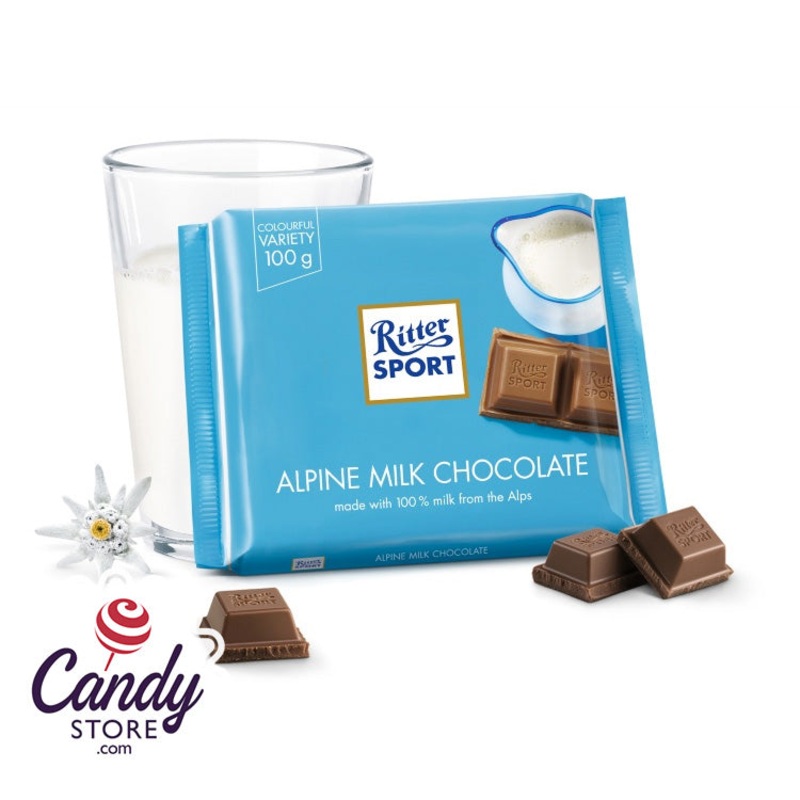 Ritter Sport Alpine Milk Chocolate – 12ct