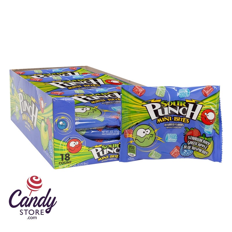 Sour Punch Mini Bites Assorted – 18ct