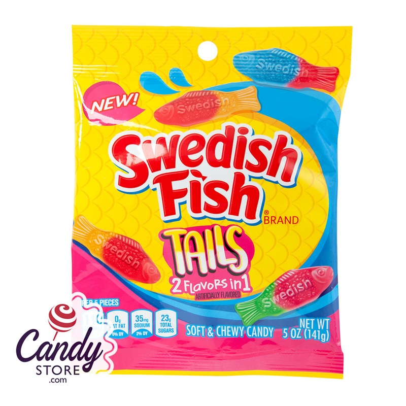 Swedish Fish Tails 5oz Peg Bag – 12ct