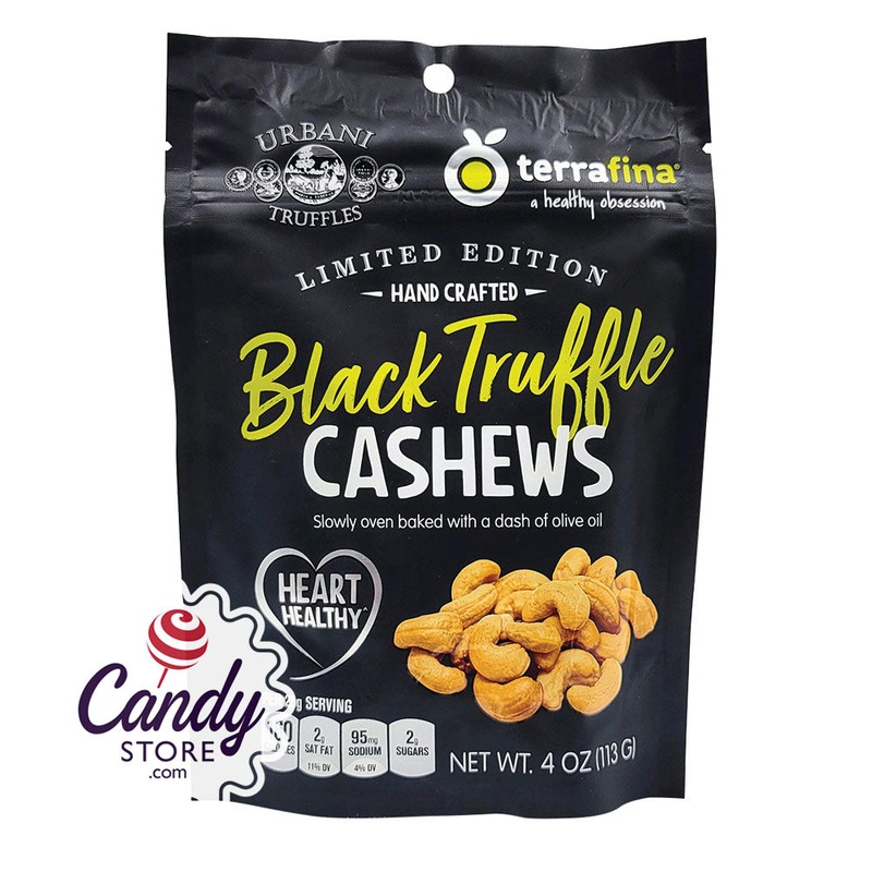 Urbani Black Truffle Cashews 4oz Peg Bags – 8ct