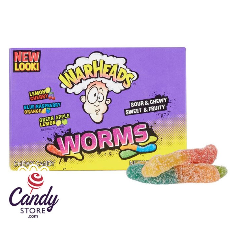 Warheads Worms Theater Box – 12ct