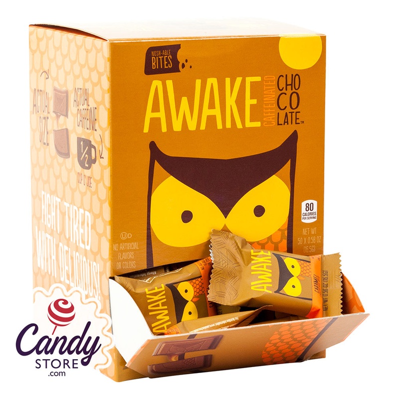Caramel Awake Caffeinated Chocolate Bites – 50ct