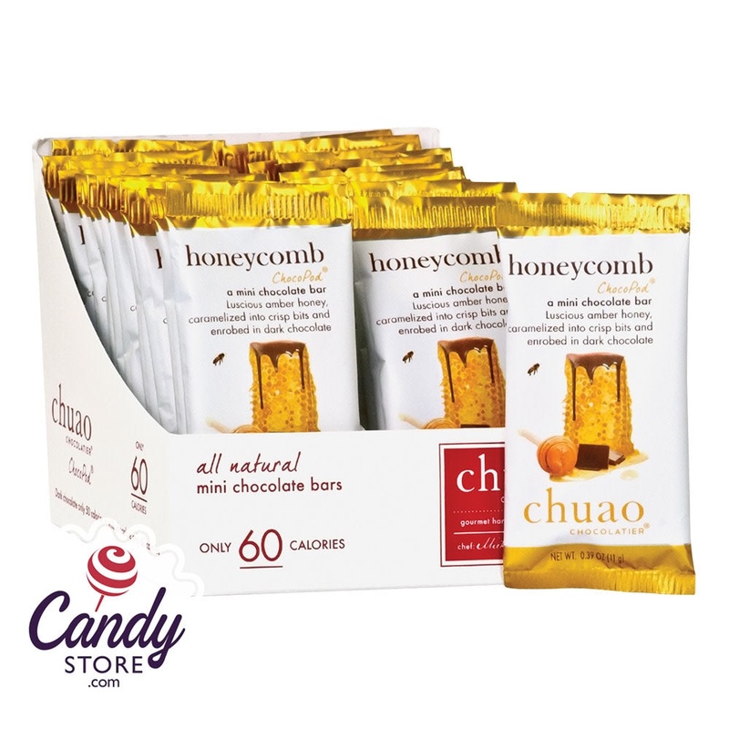 Chuao Dark Chocolate Honeycomb Mini Bars – 24ct