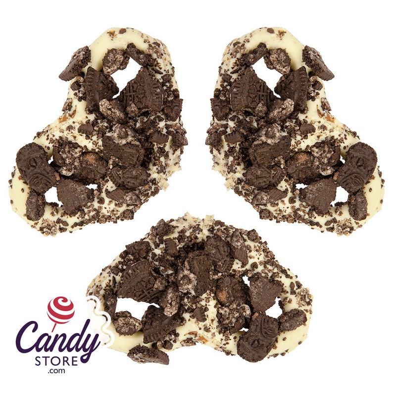 Giambri’s Cookies And Cream White Chocolate Covered Pretzel – 3lb