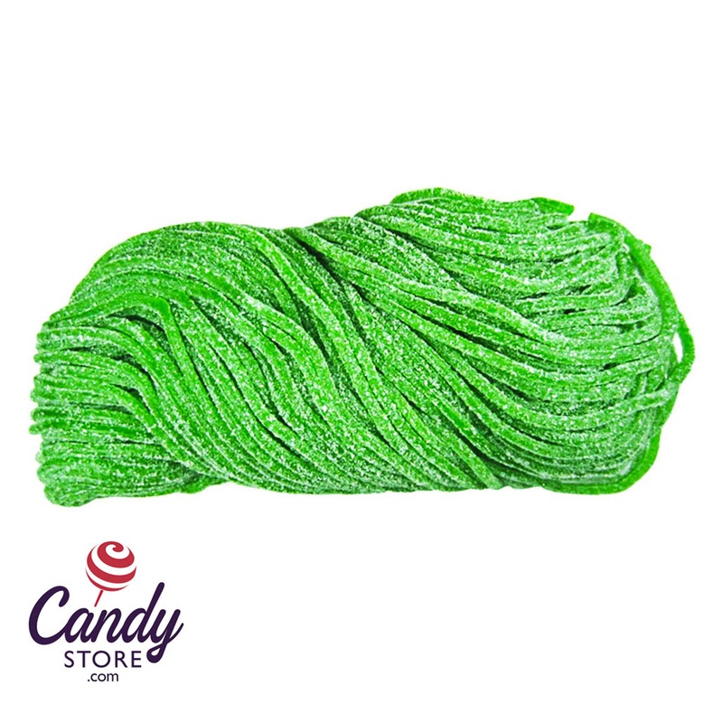 Gustaf’s Sour Apple Laces Green Licorice – 2lb