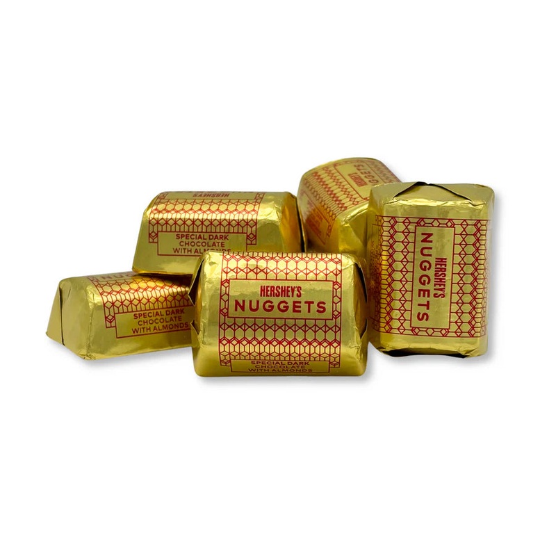 Hershey Nuggets Mildly Sweet Special Dark Chocolate With Almonds (Individually Wrapped)