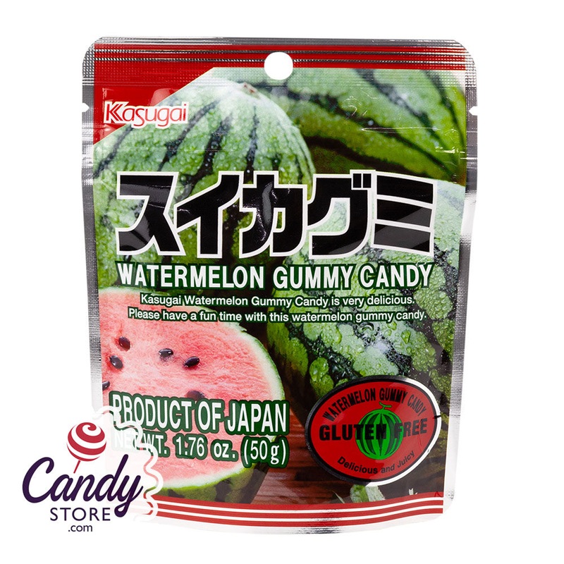 Kasugai Gummy Watermelon 1.76 Pouch – 12ct