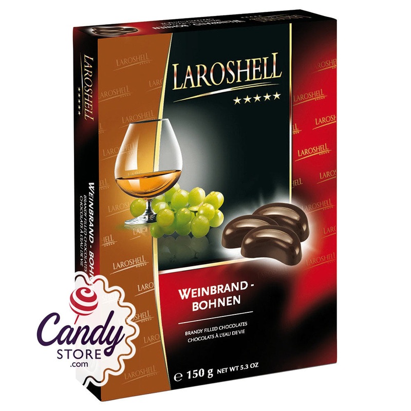 Laroshell Liquor Brandy Beans 7oz Boxes – 14ct