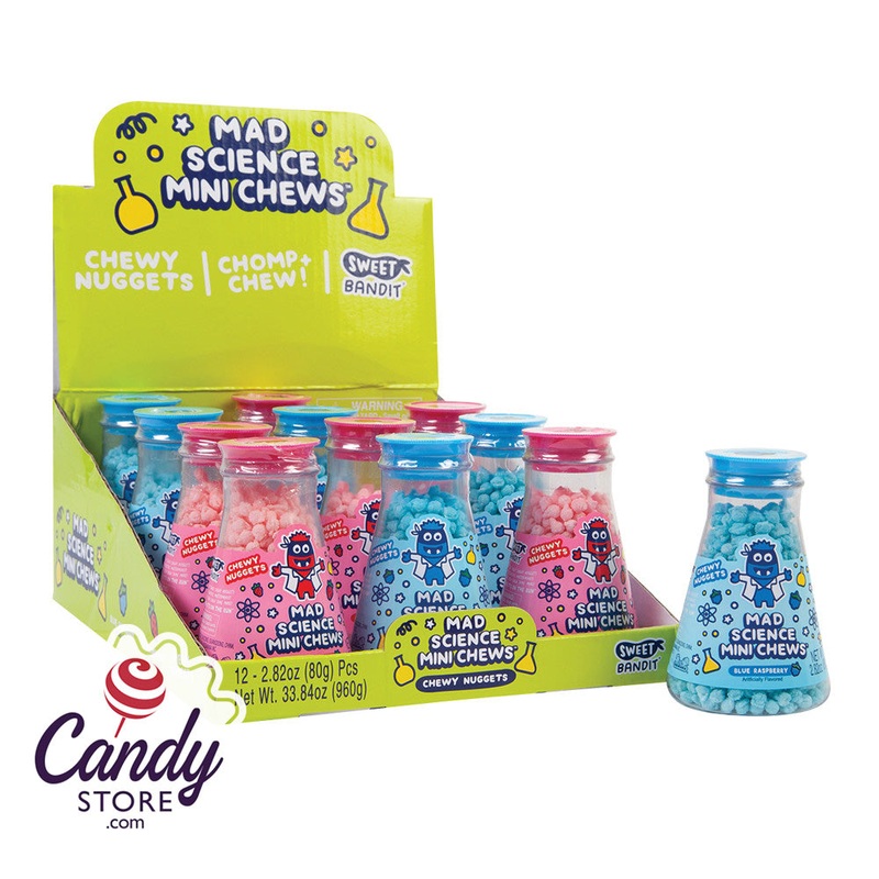 Mad Science Mini Chews Candy Beakers – 12ct