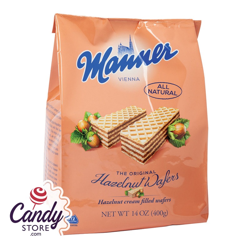 Manner Milk Hazelnut Wafers 14oz Bag – 10ct