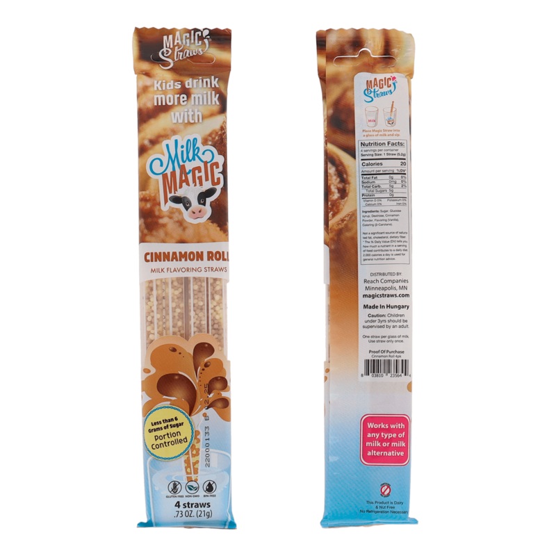 Milk Magic Milk Straws – Cinnamon Roll