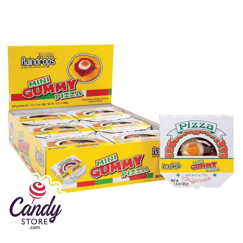 Mini Gummy Pizzas Candy – 12ct