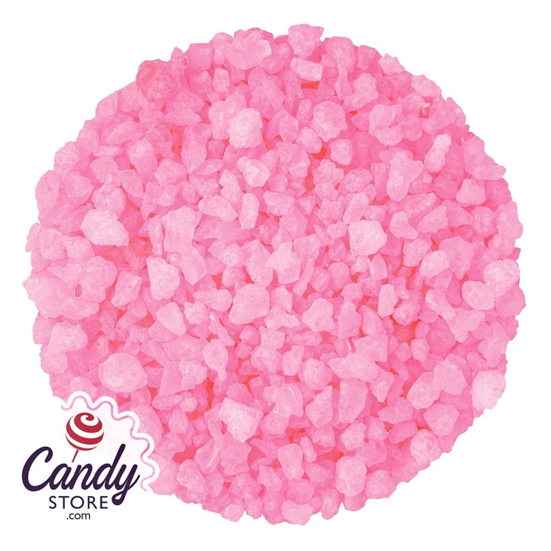 Pink Cherry Rock Candy Crystals – 5lb