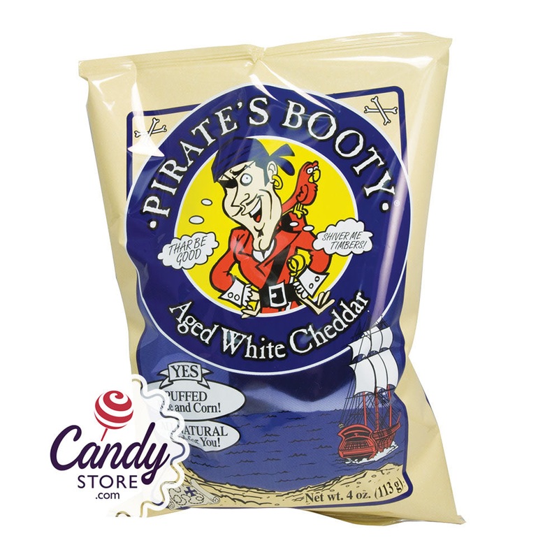 Pirate’s Booty Aged White Cheddar 4oz Bags – 12ct