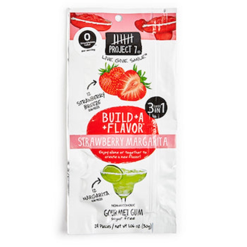 Project 7 Build A Flavor Strawberry Margarita Gum – 18ct
