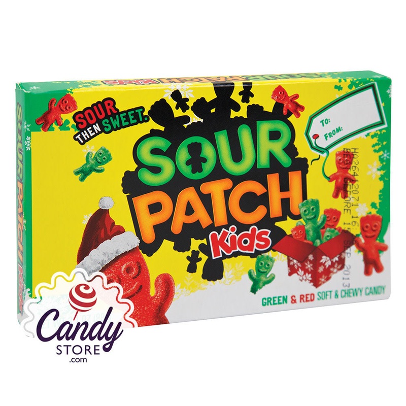 Sour Patch Kids Christmas 3.1oz Theater Boxes – 12ct