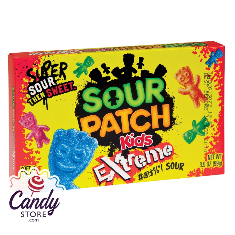 Sour Patch Kids Extreme 3.5oz Theater Box – 12ct