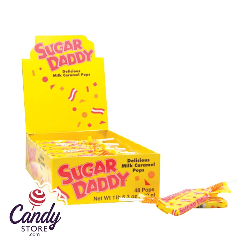 Sugar Daddy Mini Caramel Pops – 48ct