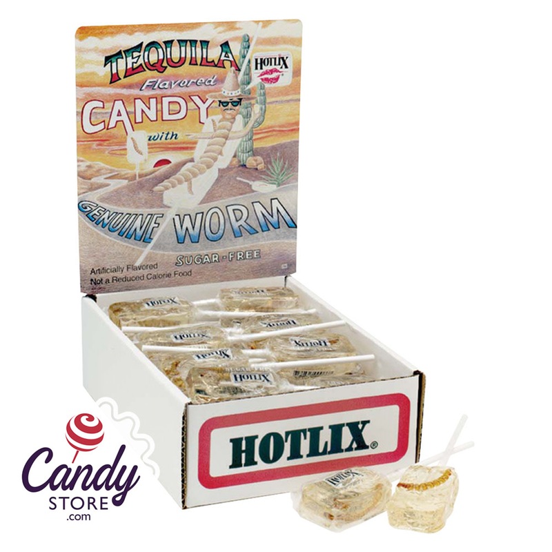 Tequila Worm Pops – 36ct