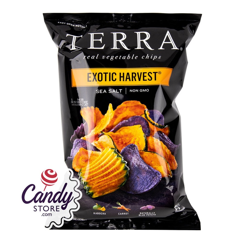Terra Chips Exotic Harvest Sea Salt Chips 6oz Bags – 12ct
