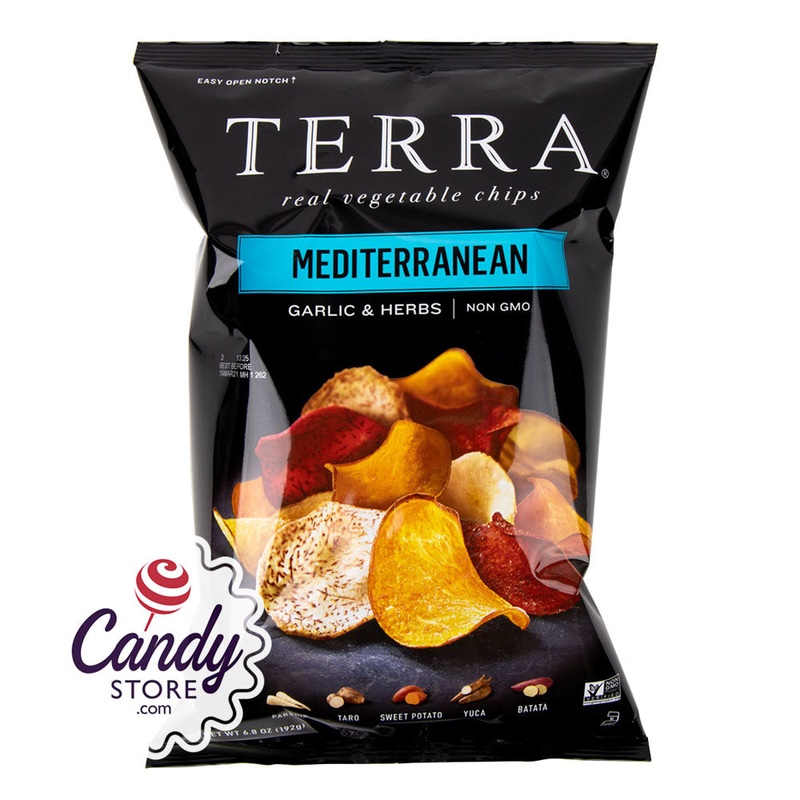 Terra Chips Exotic Mediterranean Chips 6.8oz Bags – 12ct