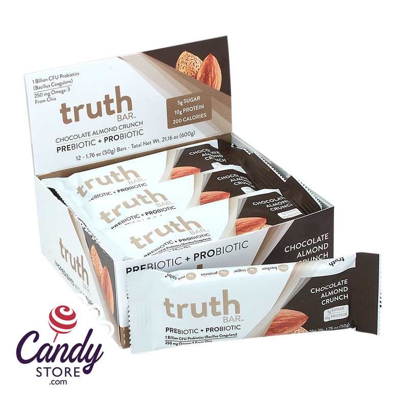 Truth Bars Chocolate Almond Crunch 1.76oz 12ct – 12ct