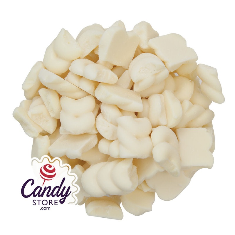White Melting Chocolate Guittard Pastel Ribbons – 50lb Bulk