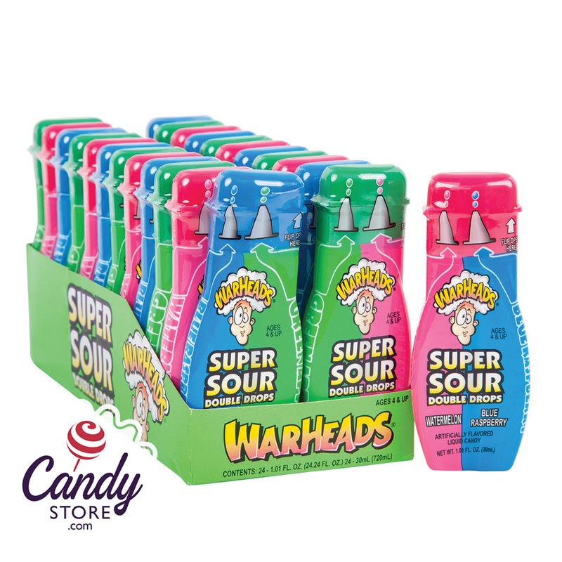 Double Drops Warheads Sour Candy – 24ct