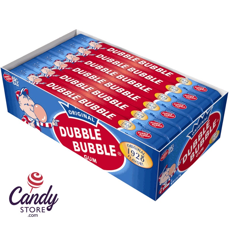 Dubble Bubble Big Bars Original Flavor – 24ct
