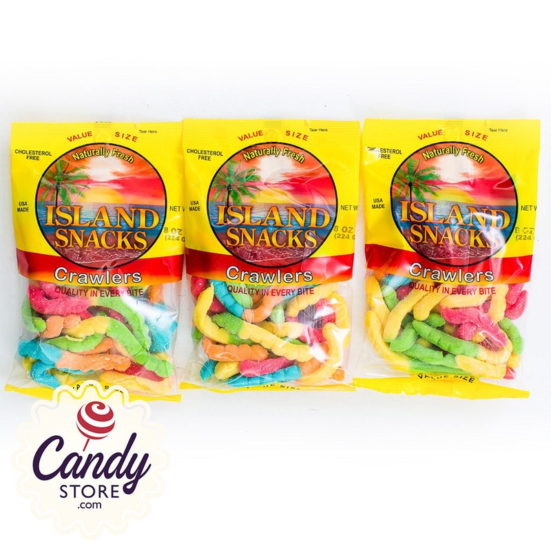 Gummy Crawlers Island Snacks – 6ct Bags