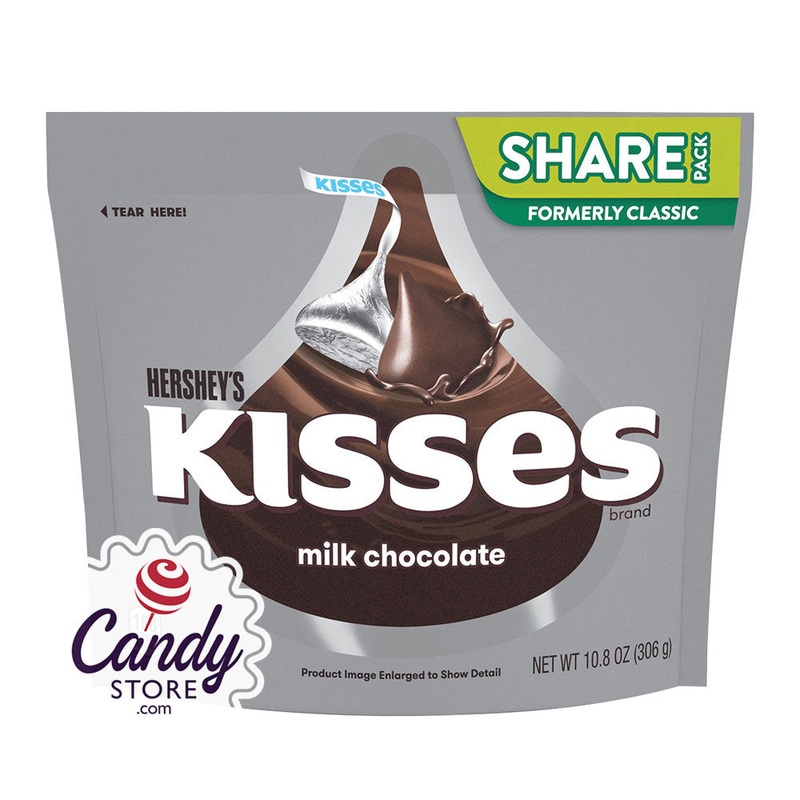 Hershey’s Kisses Milk Chocolate 10.8oz Pouch – 16ct