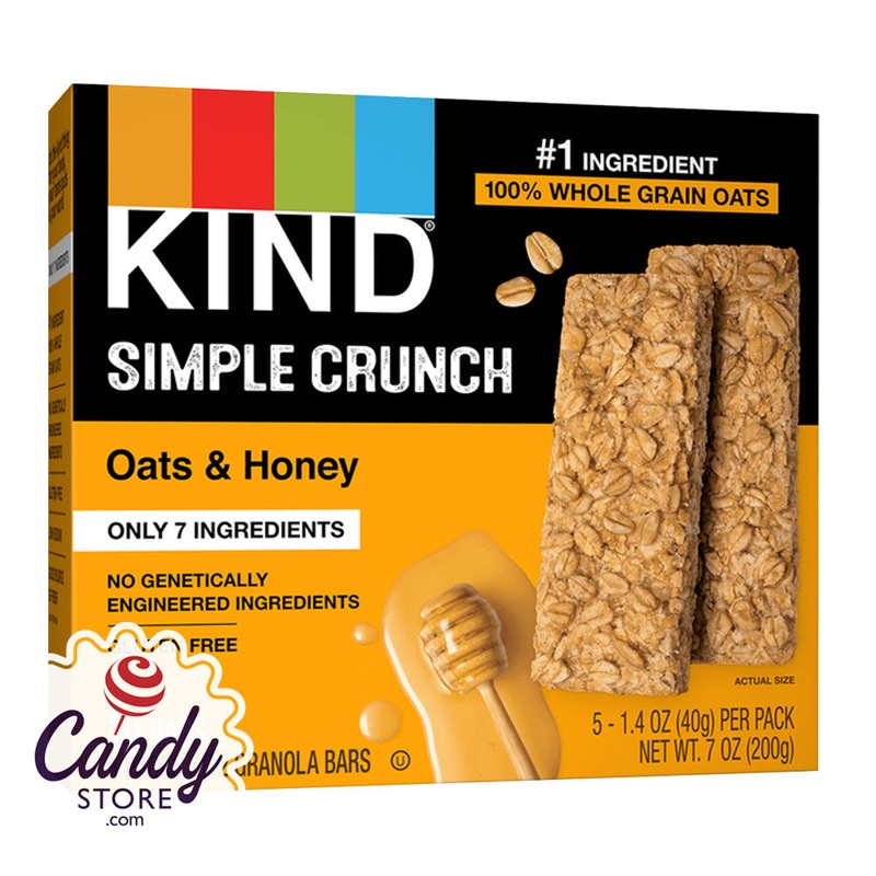 Kind Bars Simple Crunch Oats & Honey – 8ct Boxes