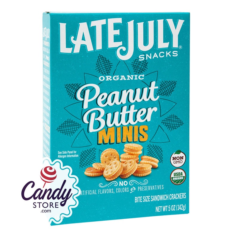 Late July Peanut Butter Sandwich Mini Crackers 5oz Boxes – 12ct